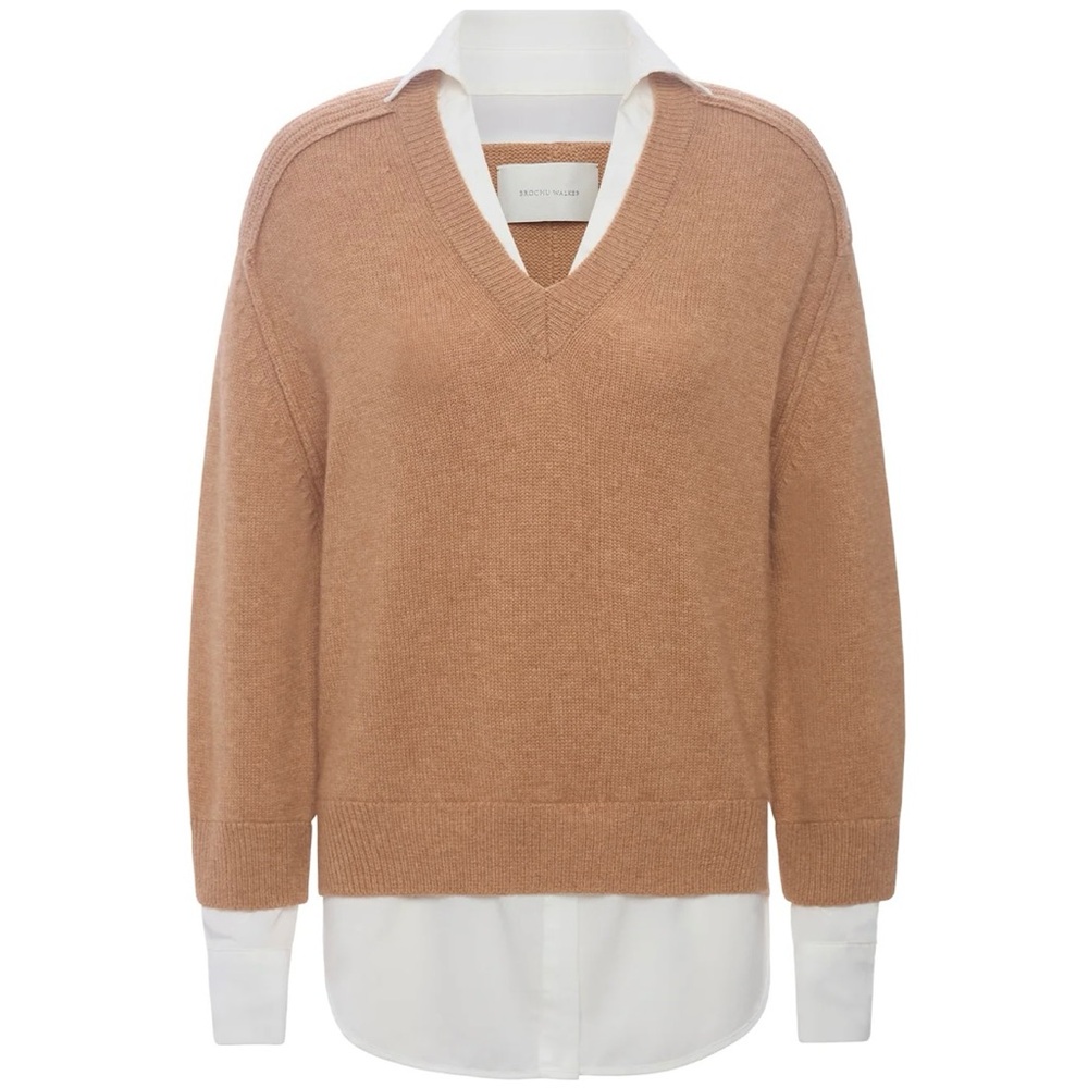 Brochu Walker- The looker Layered V-Neck - Picture 2 of 3